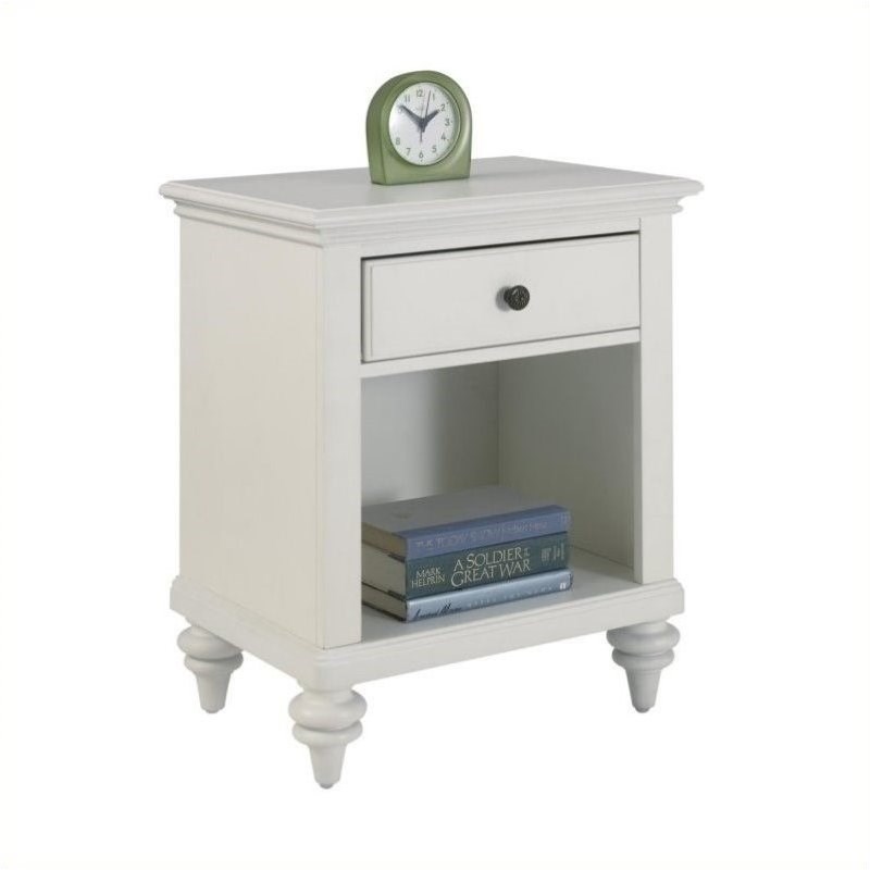 Bowery Hill Nightstand in Brushed White