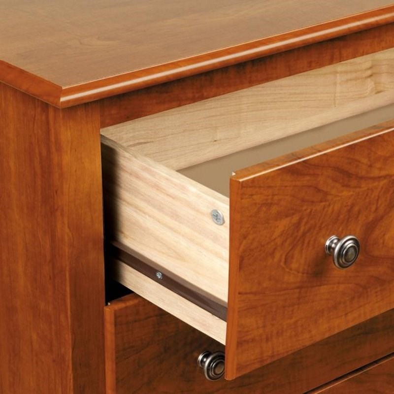 Bowery Hill 2-Drawer Tall Nightstand in Cherry