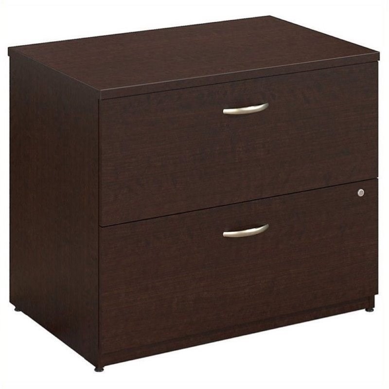 Bowery Hill 2 Drawer Lateral File in Mocha Cherry