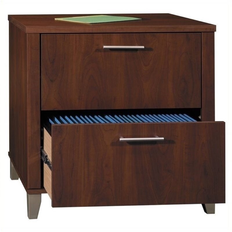 Bowery Hill 2 Drawer Lateral File Cabinet in Hansen Cherry