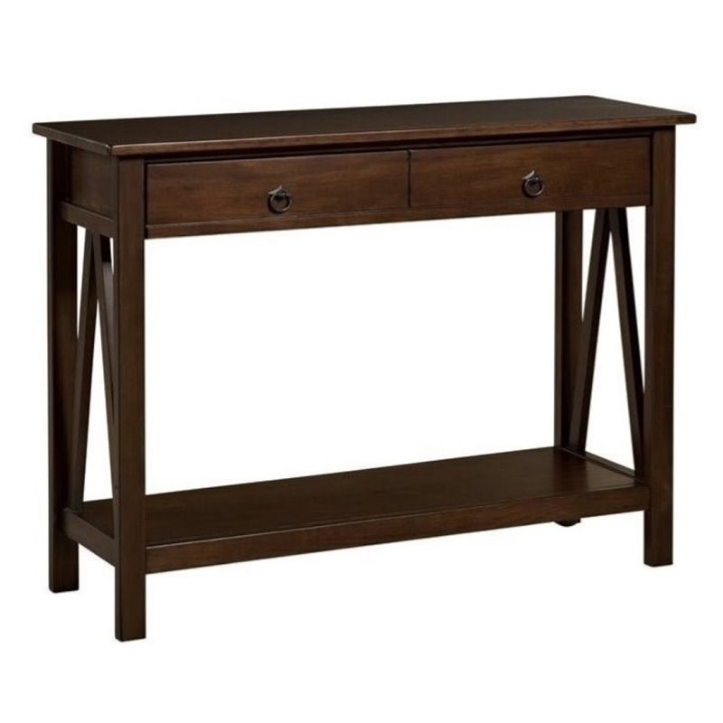 Bowery Hill Console Table in Antique Tobacco