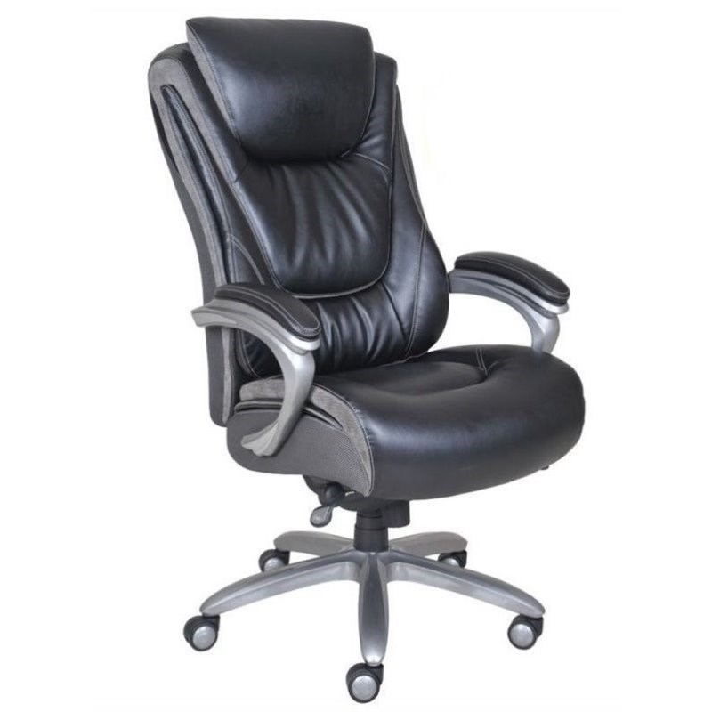 Bowery Hill Executive Office Chair in Bliss Black