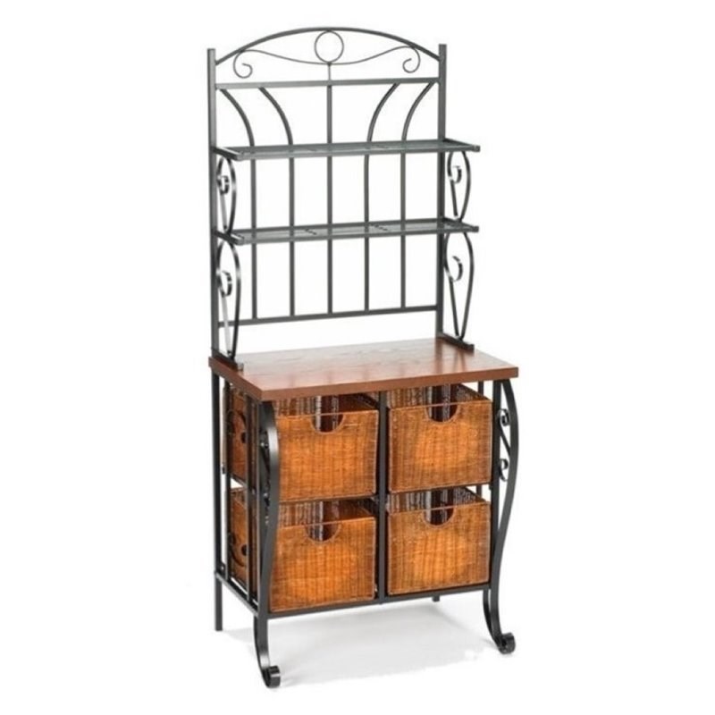 Bowery Hill Storage Bakers Rack