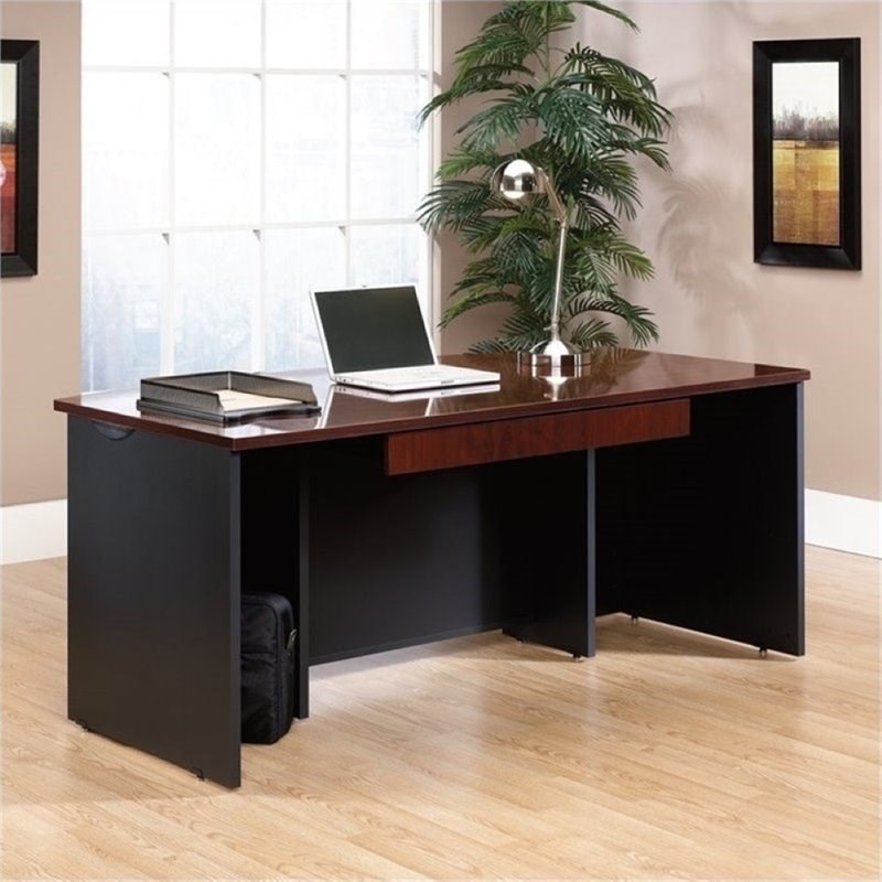 Bowery Hill Executive Desk in Classic Cherry