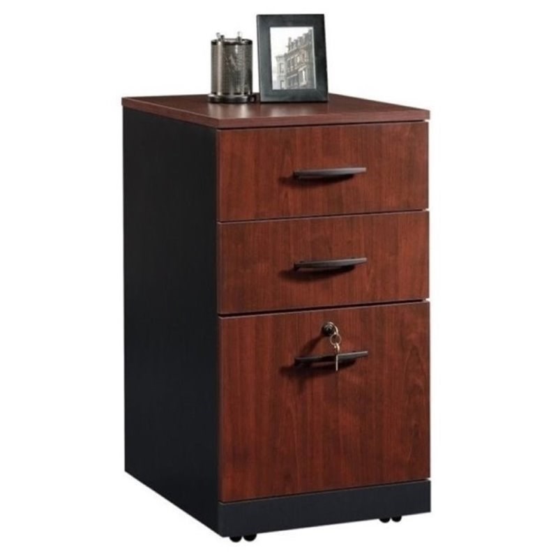 Bowery Hill 3 Drawer File Cabinet in Classic Cherry