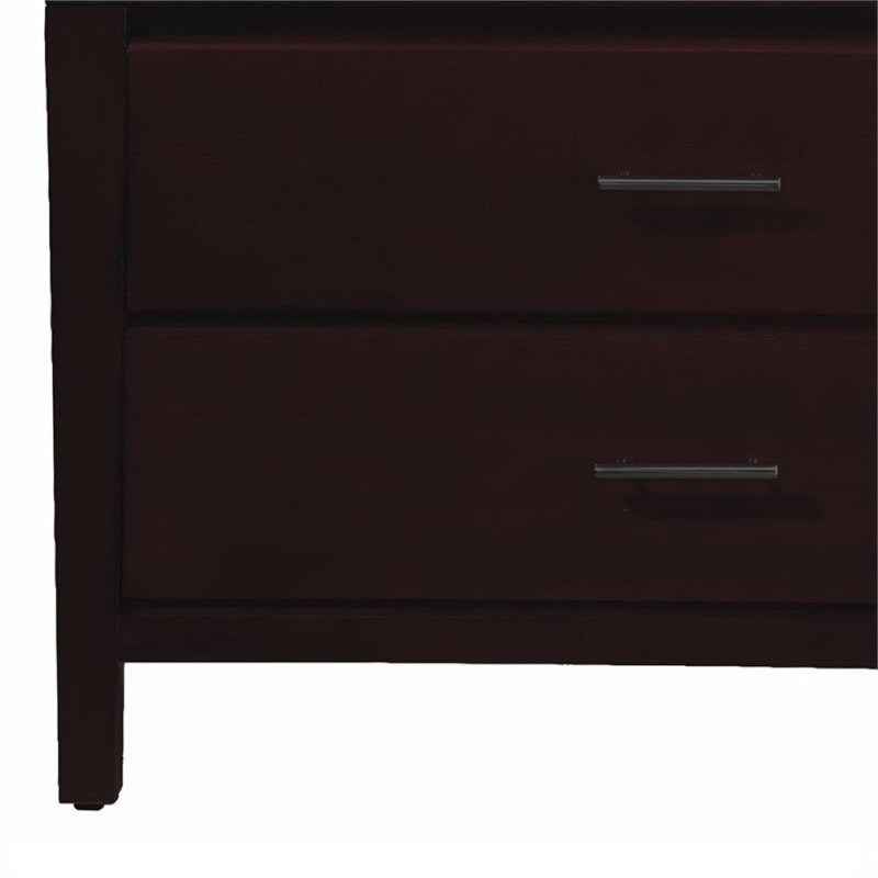 Bowery Hill TV Wardrobe Armoire in Espresso