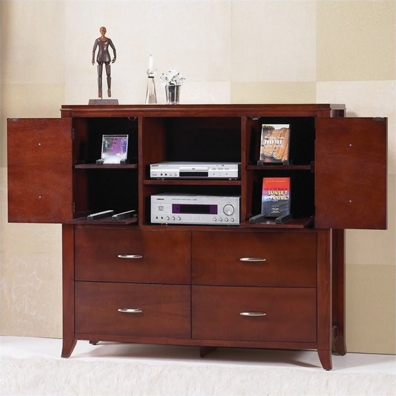 Bowery Hill Media Chest in Cinnamon