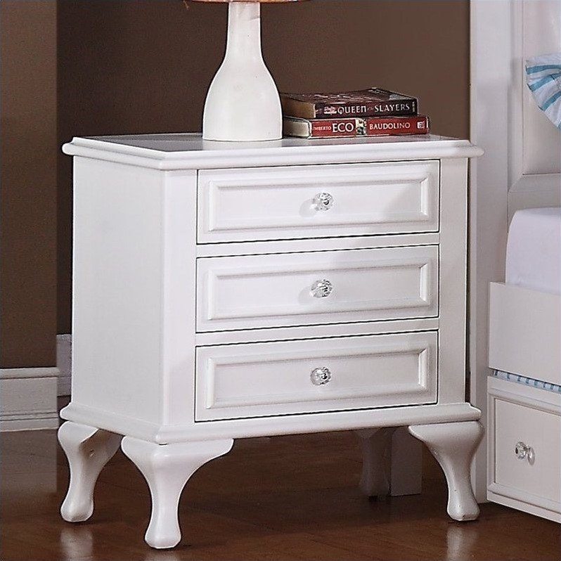 Bowery Hill Nightstand in White