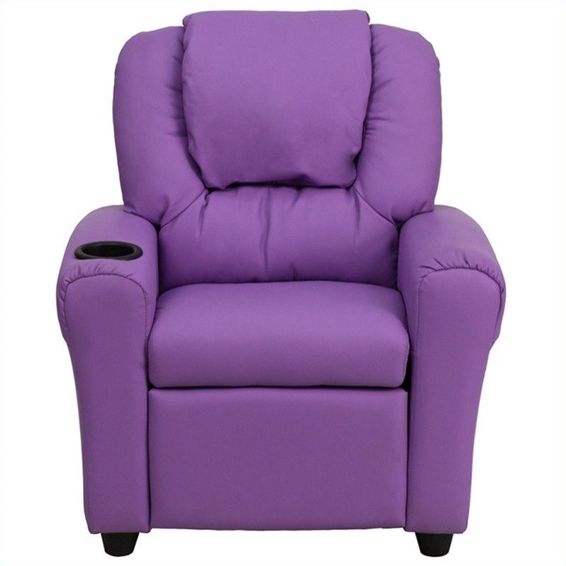 Bowery Hill Kids Recliner in Lavender