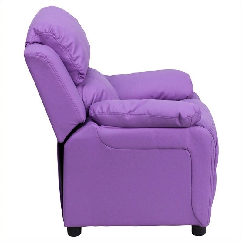 Bowery Hill Kids Recliner in Lavender