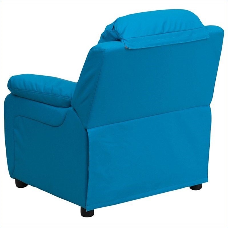 Bowery Hill Kids Recliner in Turquoise