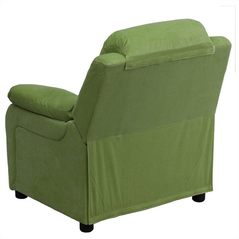 Bowery Hill Kids Recliner in Avacado Green