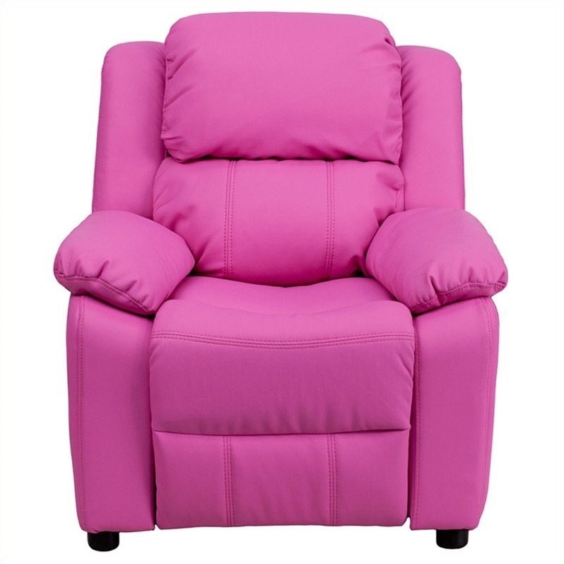 Bowery Hill Kids Recliner in Pink