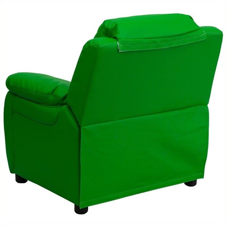 Bowery Hill Kids Recliner in Green