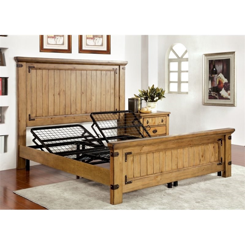 Bowery Hill King Adjustable Bed Frame in Black