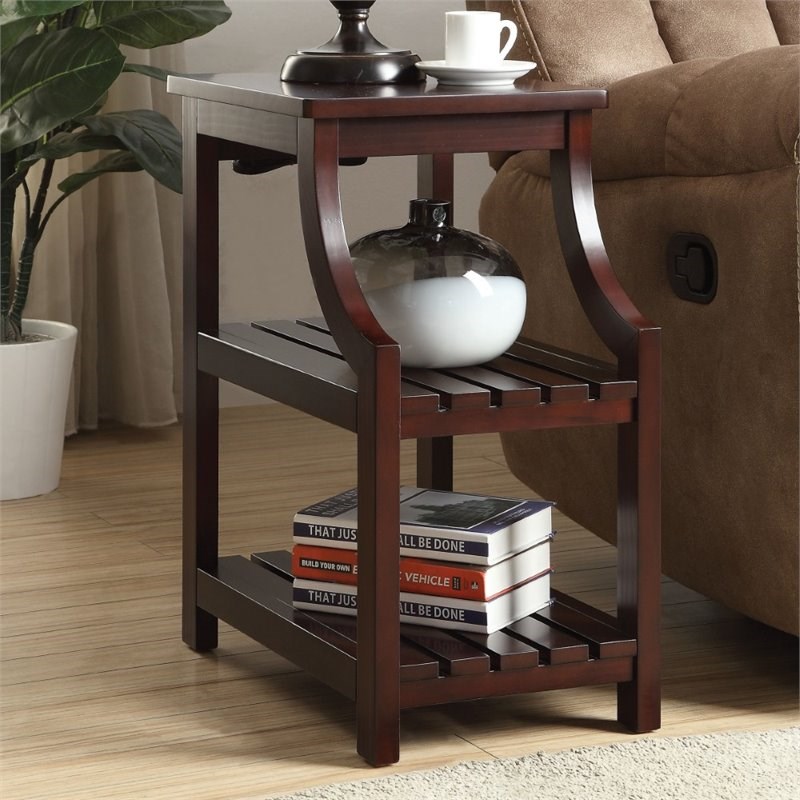 Bowery Hill End Table in Espresso