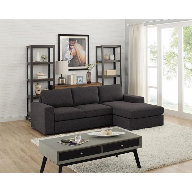 Bowery Hill Newlyn Reversible Sectional In Dark Gray Linen Bh 4752 1949631 Dup - Bowery Hill Gray Linen Reversible Sectional Sleeper Sofa With Storage Bowery Hill Newlyn Reversible Sectional In Dark Gray Linen Bh 4752 1949631 Dup - Bowery Hill Gray Linen Reversible Sectional Sleeper Sofa With Storage