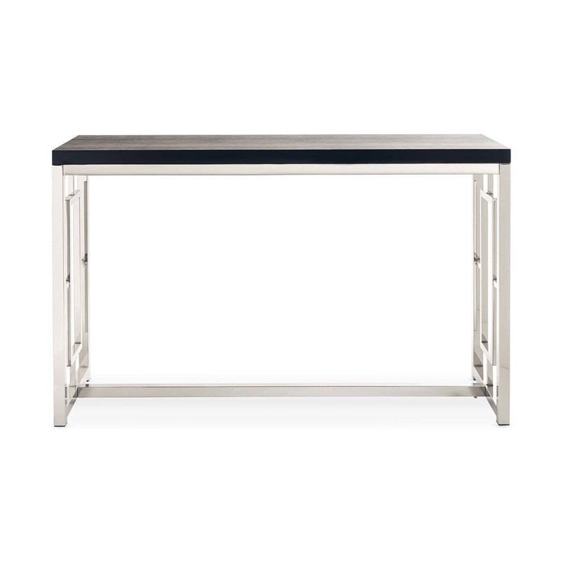 Bowery Hill Sofa Table in Chrome