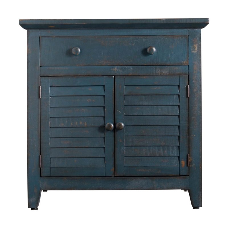 Bowery Hill 2-Door Accent Chest in Blue