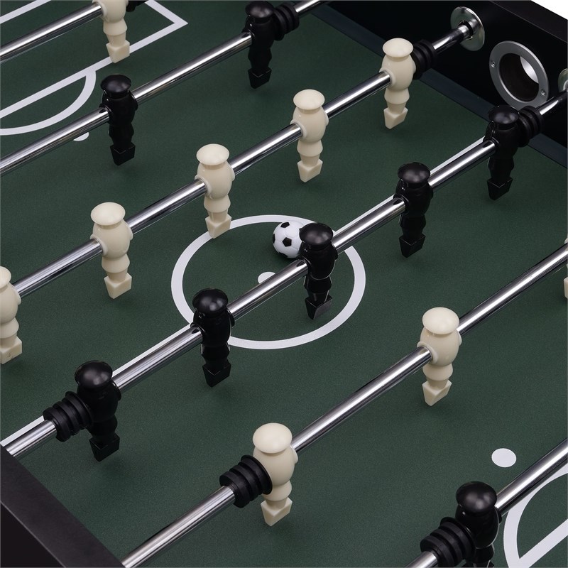Bowery Hill Contemporary Foosball Table in Black