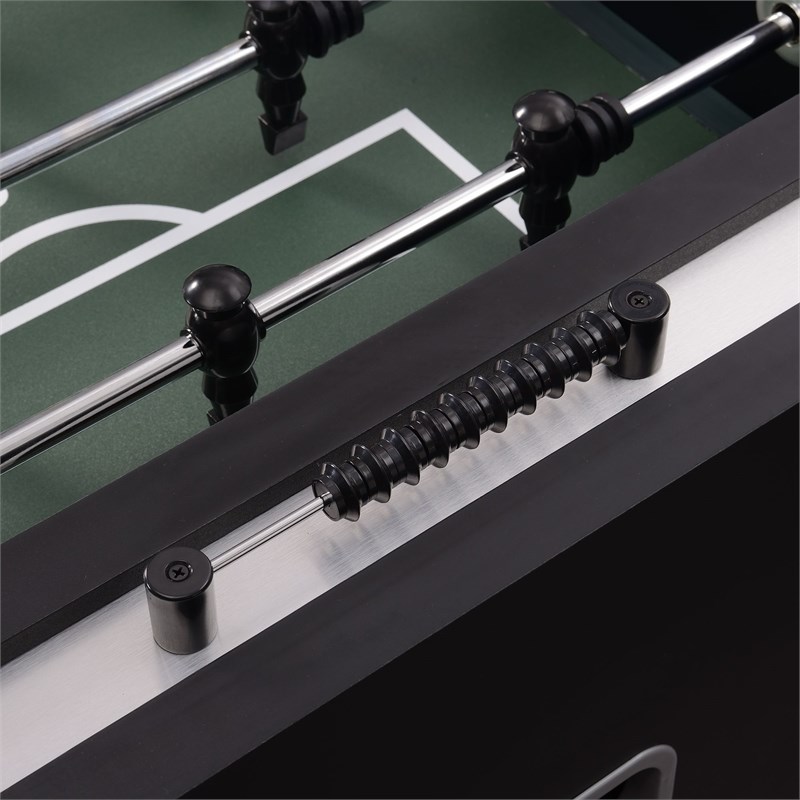 Bowery Hill Contemporary Foosball Table in Black
