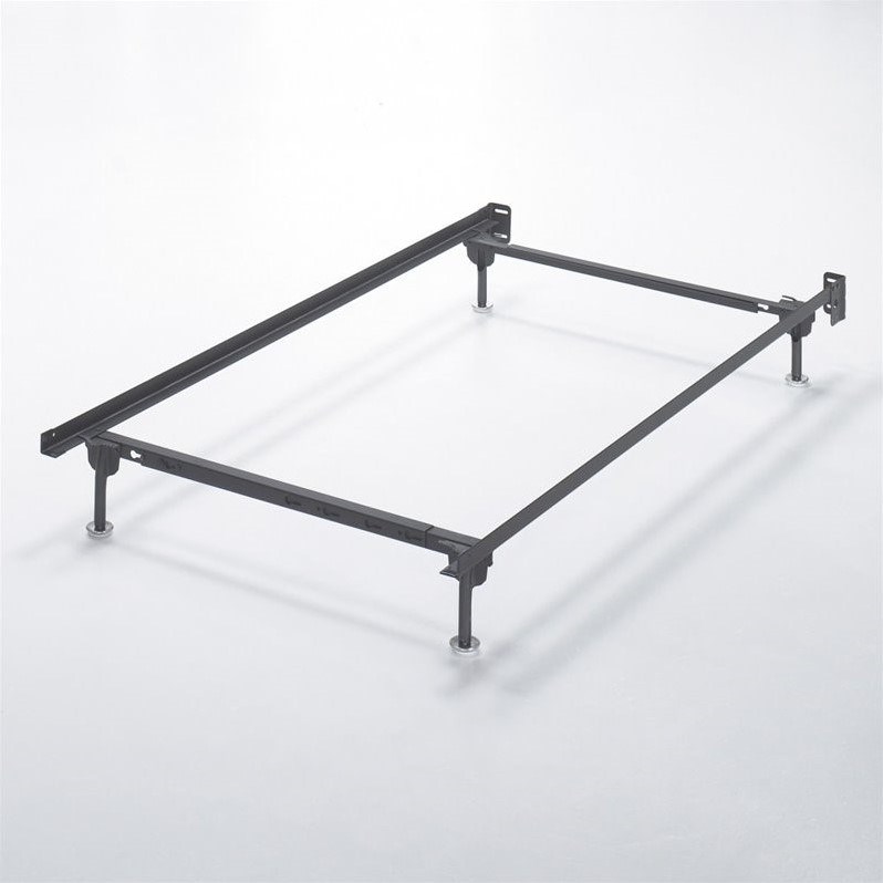 Bowery Hill Twin Metal Bed Frame in Black