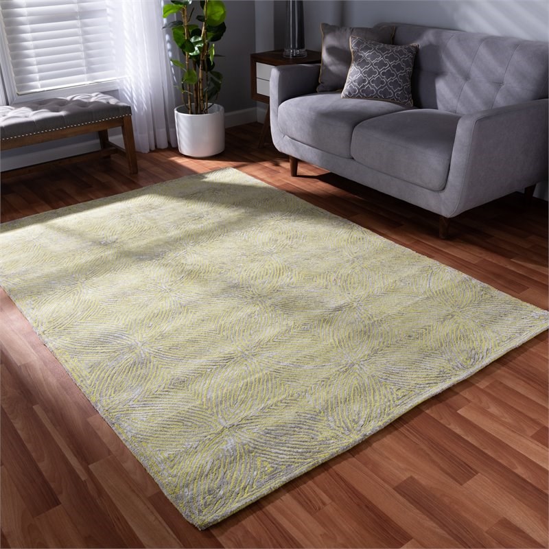 BOWERY HILL Multi-Colored Hand-Tufted Wool Blend Area Rug 