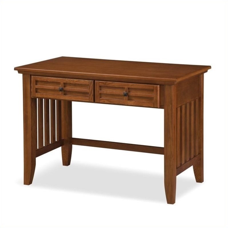 Bowery Hill Arts & Crafts Student Desk in Cottage Oak Finish