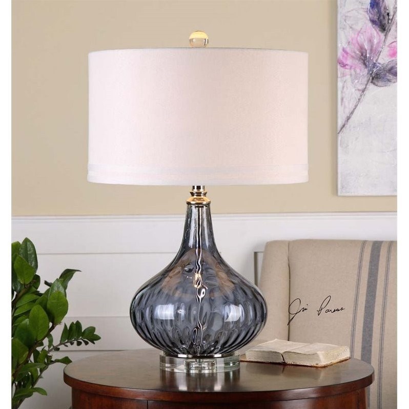 Bowery Hill Contemporary Water Glass Table Lamp