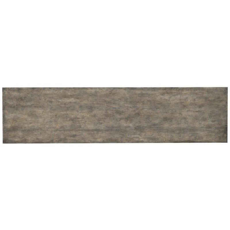 Bowery Hill Contemporary Media Credenza in Distressed Medium Wood