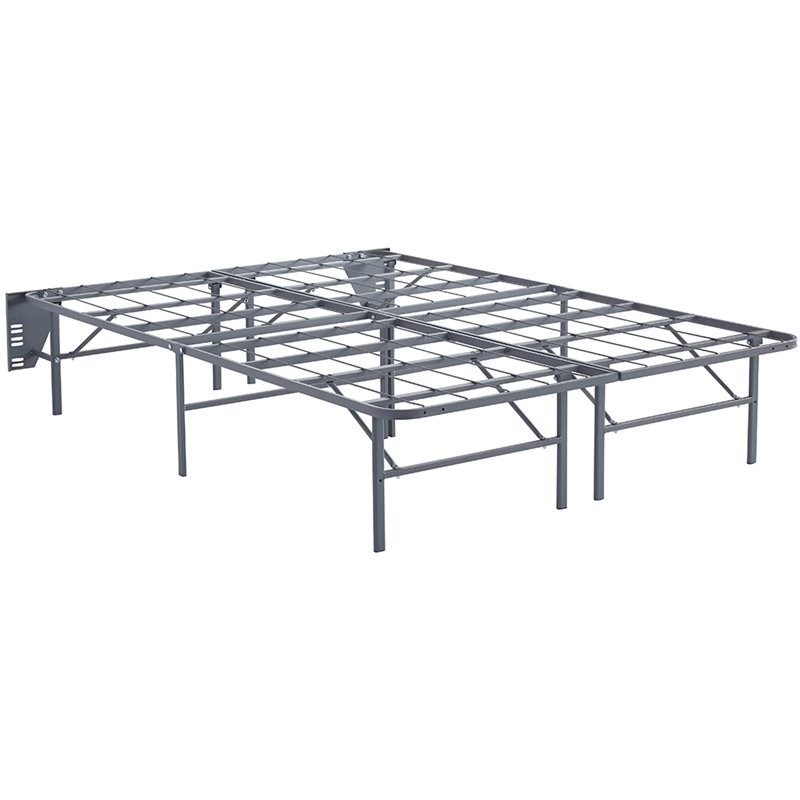 Bowery Hill Full Bed Frame in Gray