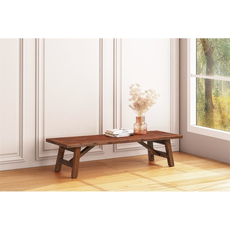 Bowery Hill Traditional Accent Plant Table in Chestnut