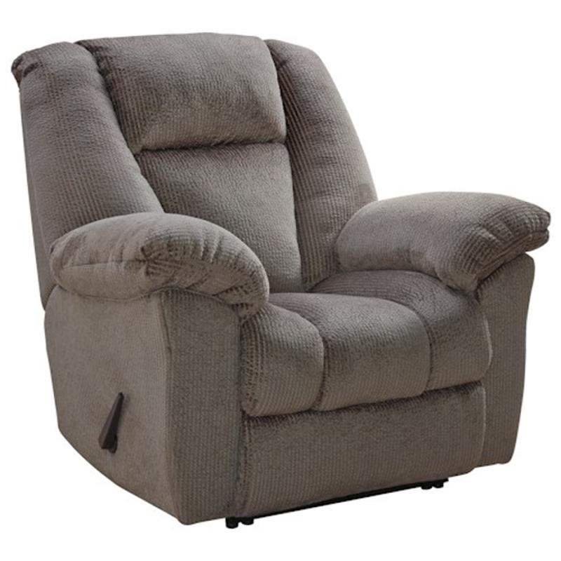Bowery Hill Contemporary Fabric Wall Recliner in Taupe Finish
