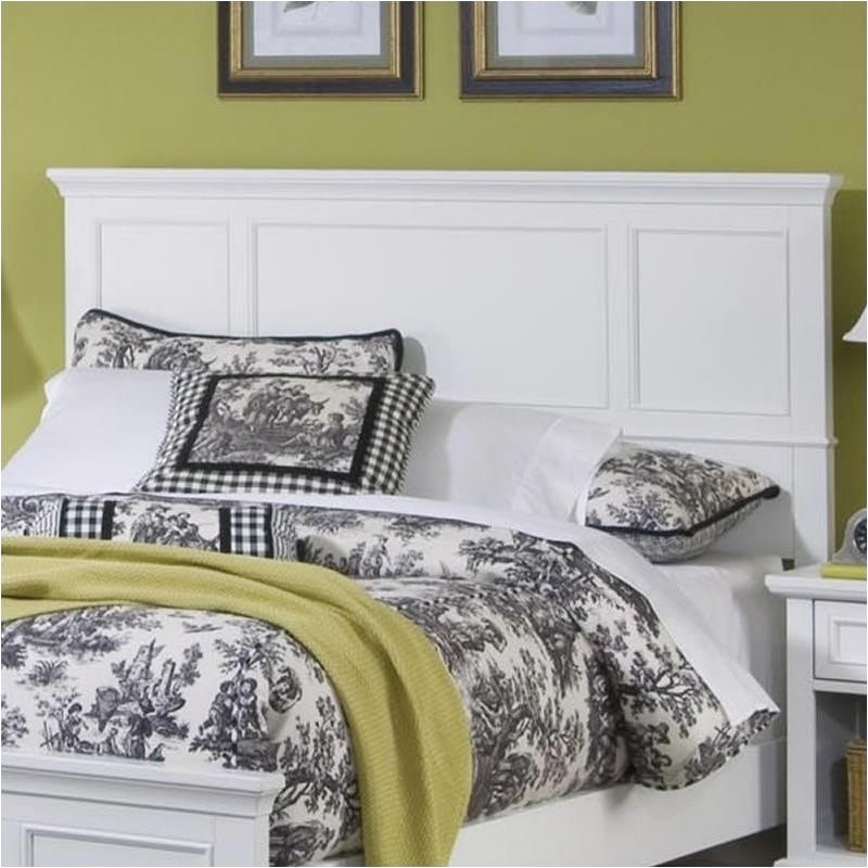Pemberly Row Queen Panel Headboard in Off White Homesquare