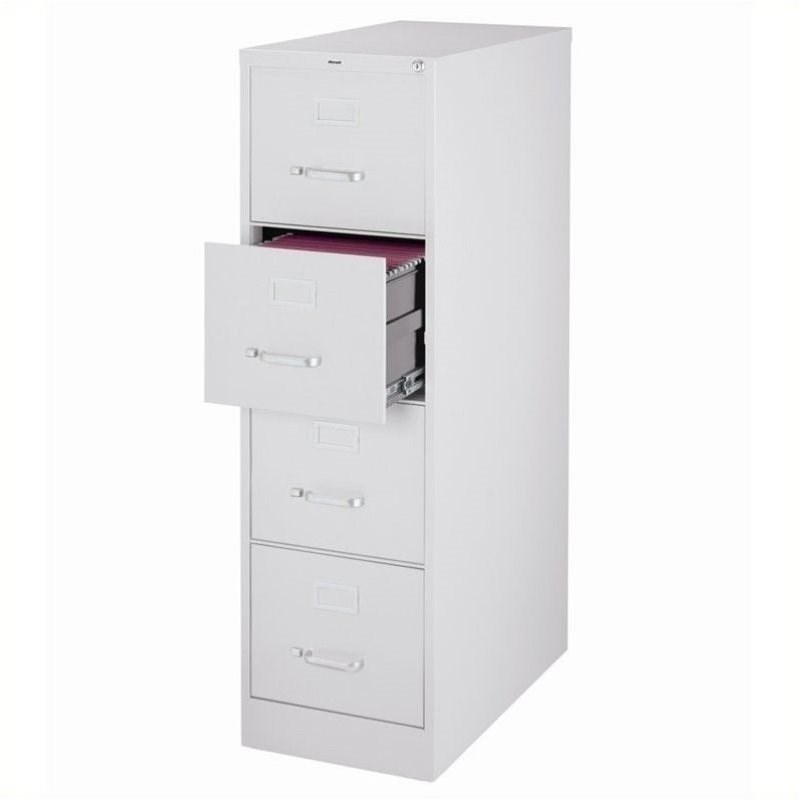 Pemberly Row Commerical Grade 25 Deep 2 Drawer Letter Vertical File Cabinet in Putty 