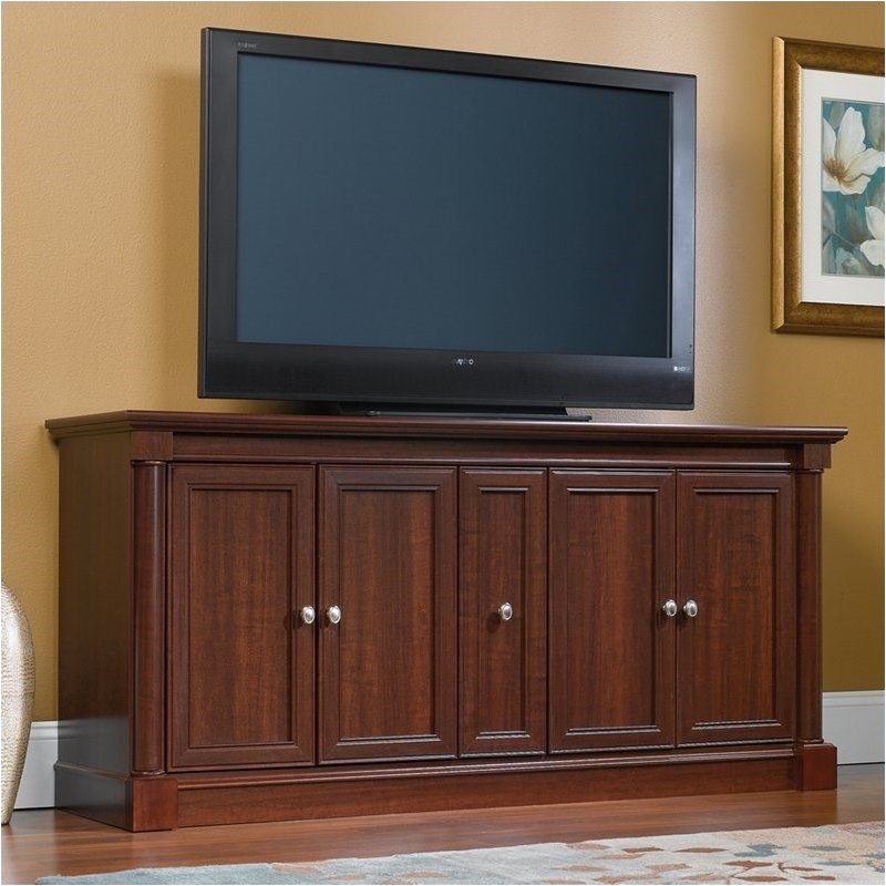 Pemberly Row Credenza in Cherry Homesquare