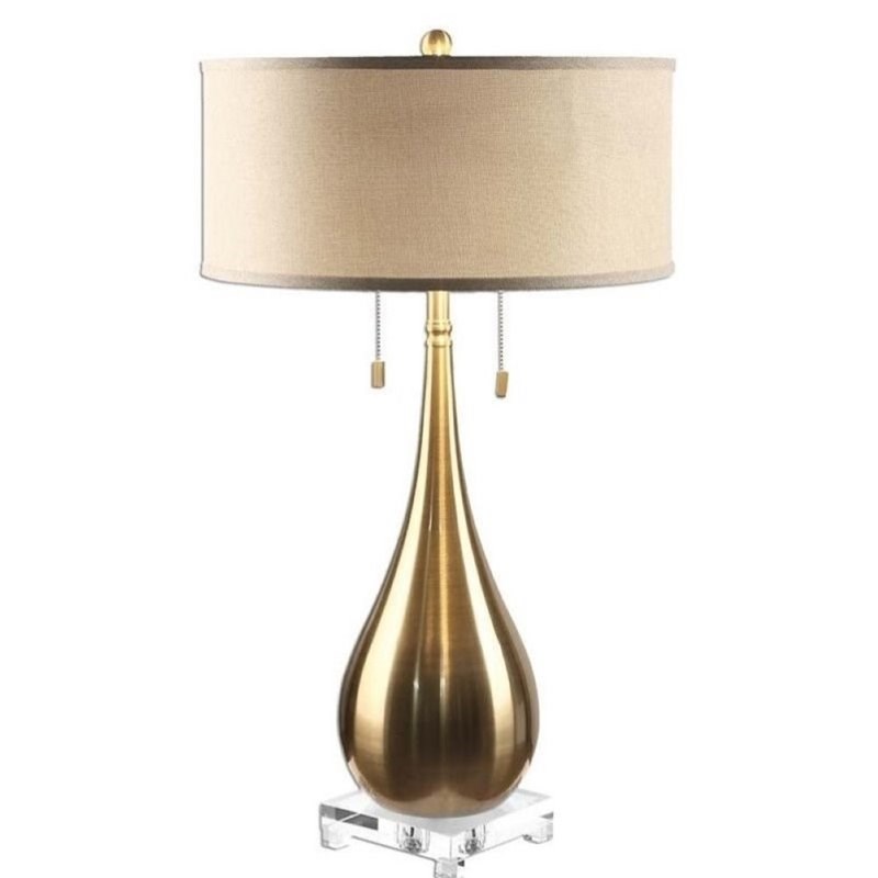 Pemberly Row Table Lamp in Brushed Brass