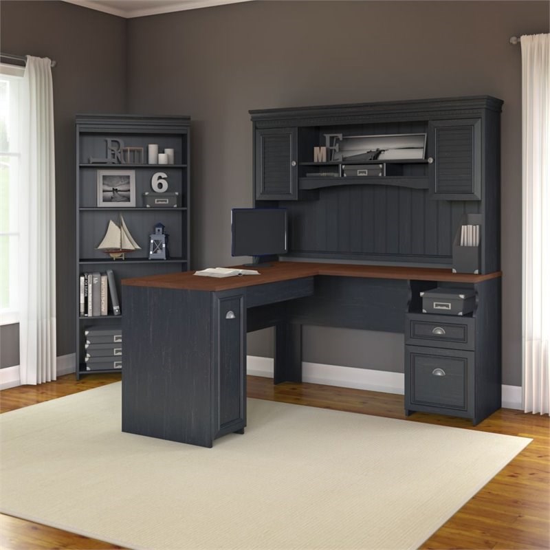 Pemberly Row 3 Piece Office Set in Antique Black