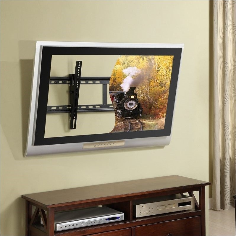 Pemberly Row Large Titling TV Mount in Matte Black