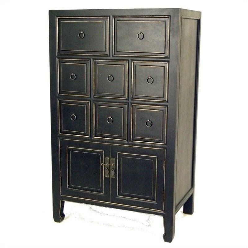 Pemberly Row Accent Chest in Antique Black