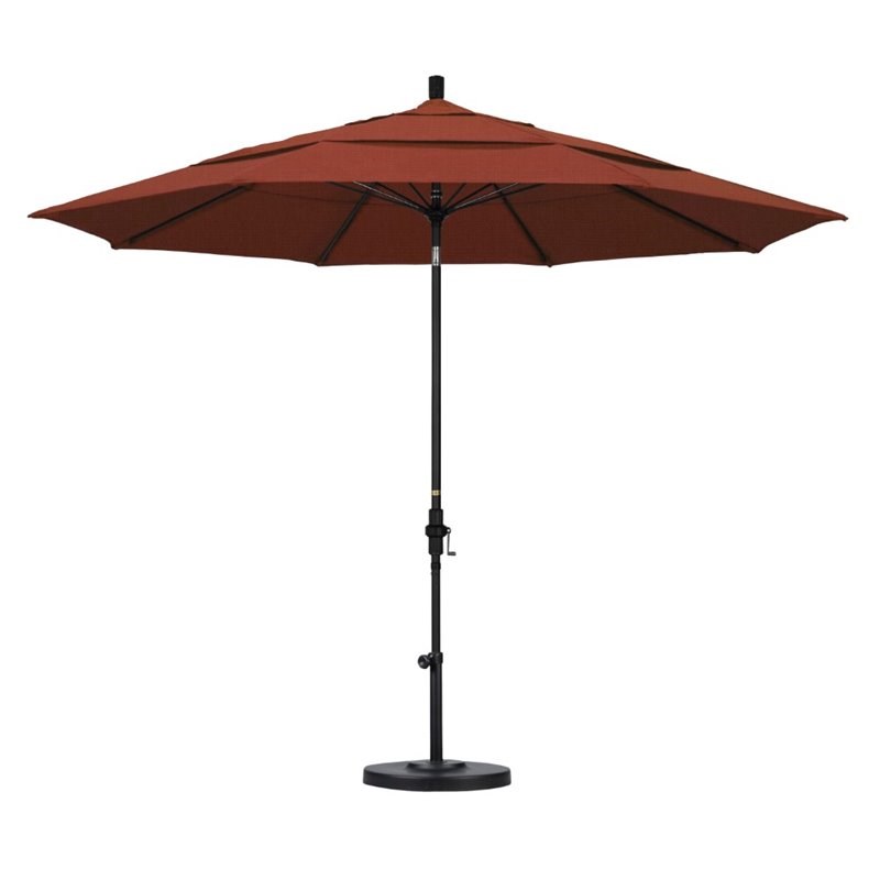 Pemberly Row 11' Patio Umbrella in Terracotta