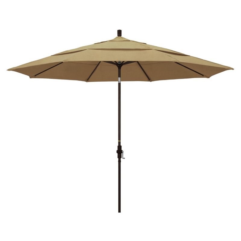 Pemberly Row 11' Patio Umbrella in Heather Beige