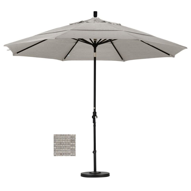 Pemberly Row 11' Patio Umbrella in Woven Granite