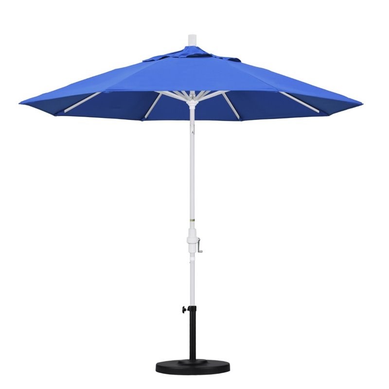 Pemberly Row 9' Patio Umbrella in Royal Blue
