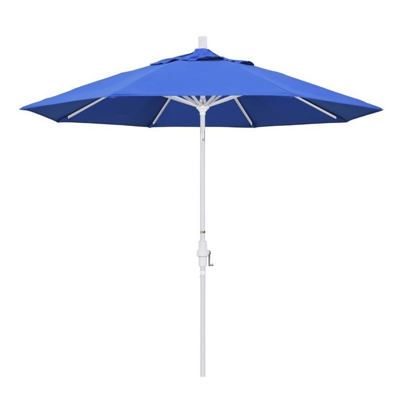 Pemberly Row 9' Patio Umbrella in Royal Blue