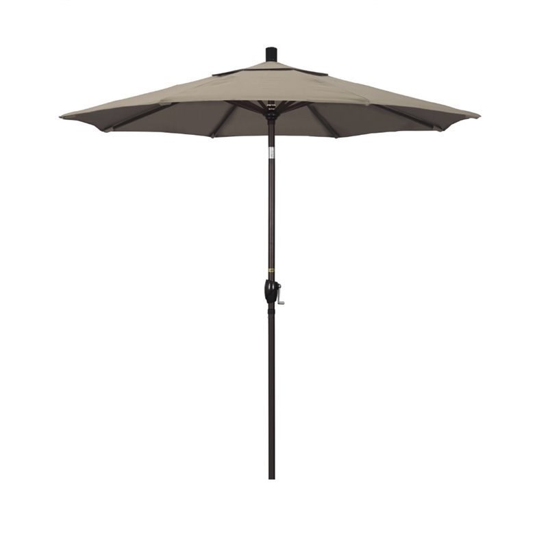 Pemberly Row 7.5' Patio Umbrella in Taupe Homesquare