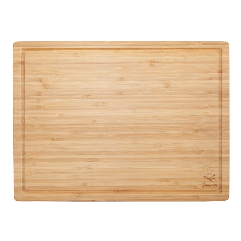 Pemberly Row Bamboo Large Chopping Board with Juice Groove in Natural