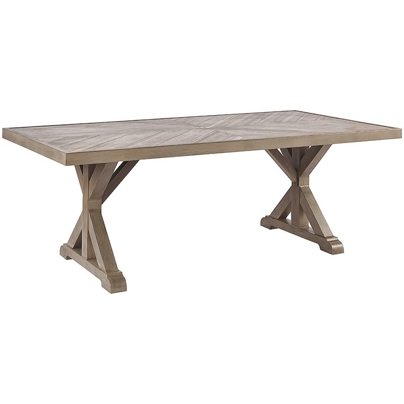 trestle patio table