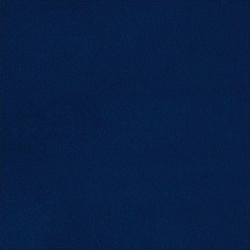 Pemberly Row Contemporary Velvet Loveseat in Blue