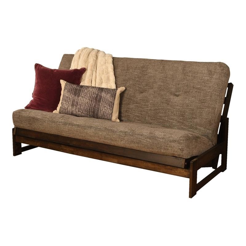 Pemberly Row Frame with Fabric Mattress in Reclaim Mocha and Gray